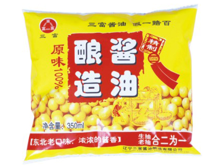 三富原味釀造醬油350mL袋裝